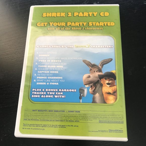 Shrek 2 Party CD from the Movie Animated Music Viral Kids - Picture 2 of 4